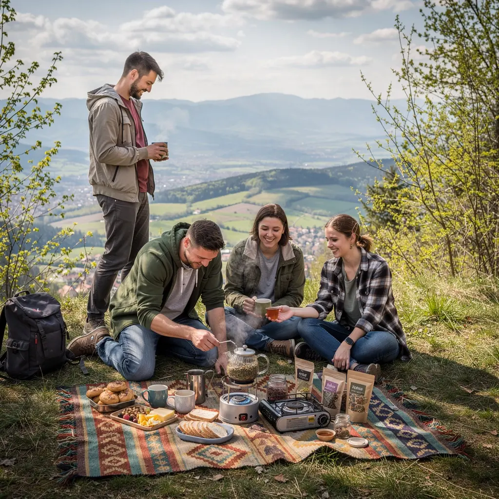 Porcia voňavého ovocného čaju s čerstvou mätou v šálke